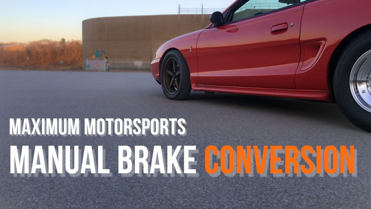 Mustang manual brake conversion, 79-93 and 94-04 Mustang Racing brakes, Custom brake adapter