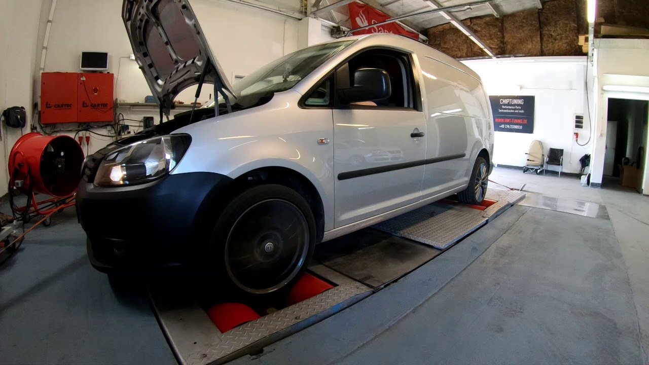 VW Caddy 1.6 TDI auf dem Allrad-Leistungsprüfstand bei RMT-TUNING Arneburg
