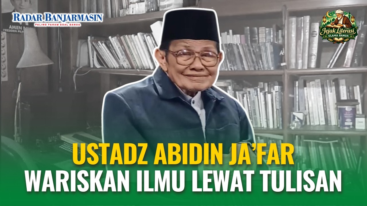 Ustadz Abidin Ja’far Wariskan Ilmu Lewat Tulisan
