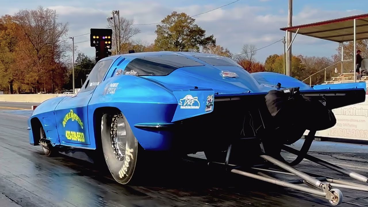 Onboard In Todd Bauknecht’s Musi Powered Nitrous Fed Split Window Corvette.4.40 Badboyz Of BMP.