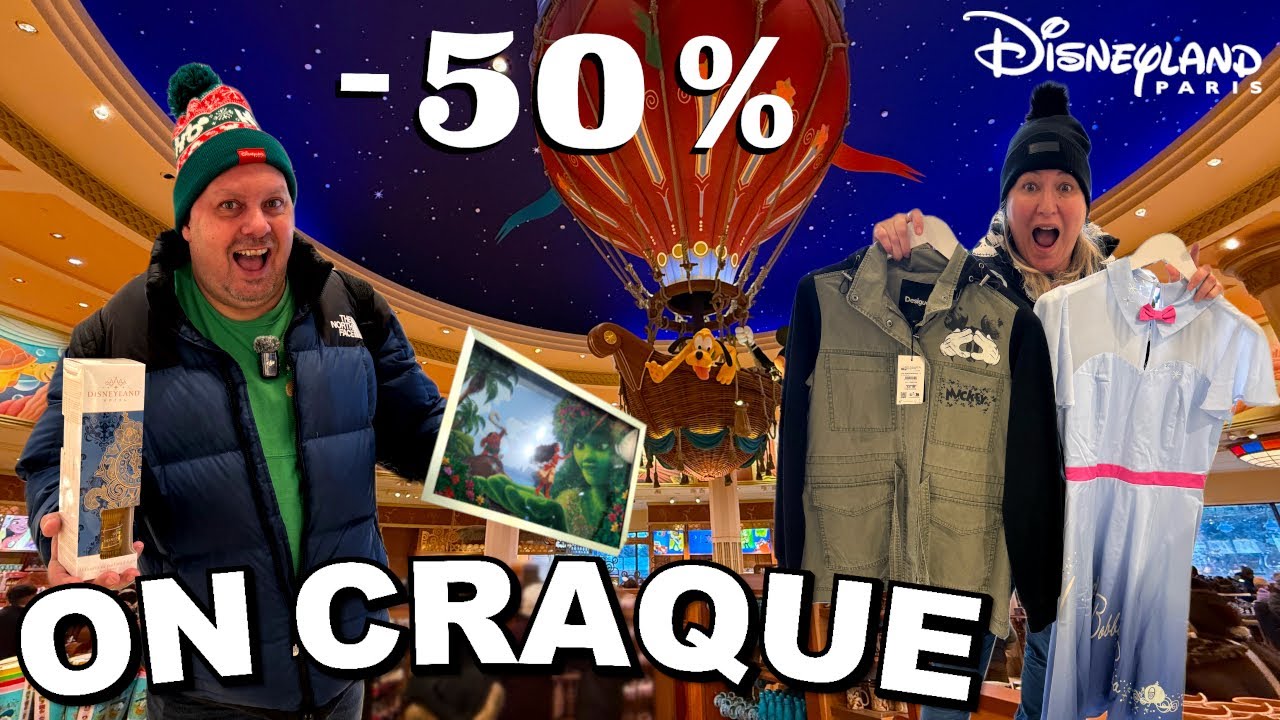 ON CRAQUE POUR LES SOLDES A DISNEYLAND PARIS 50% DE REDUCTION