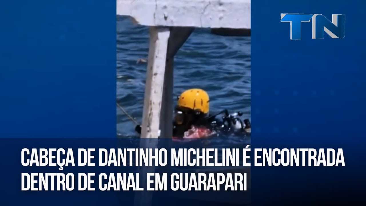 Cabeça de Dantinho Michelini é encontrada dentro de canal em Guarapari