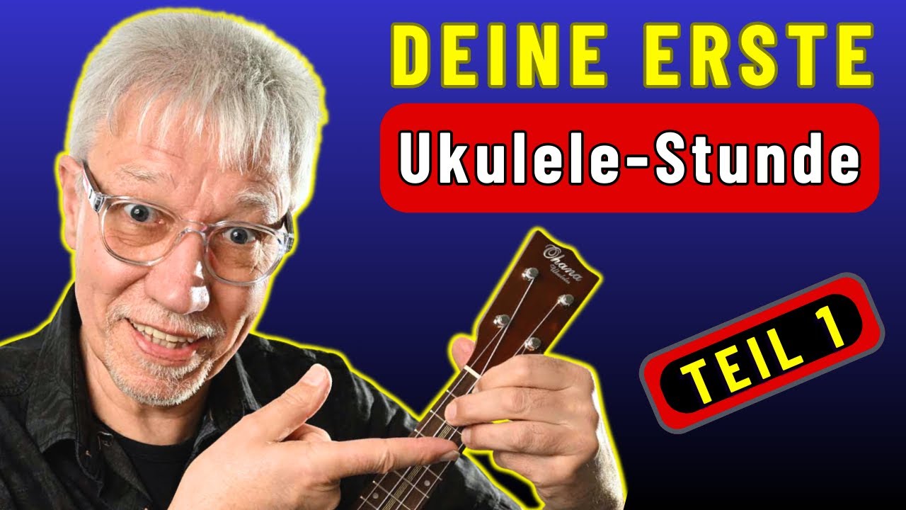 Der große Ukulele-Einsteiger Workshop: Von 0 auf 5 Songs (Teil 1: Basics & Haltung)
