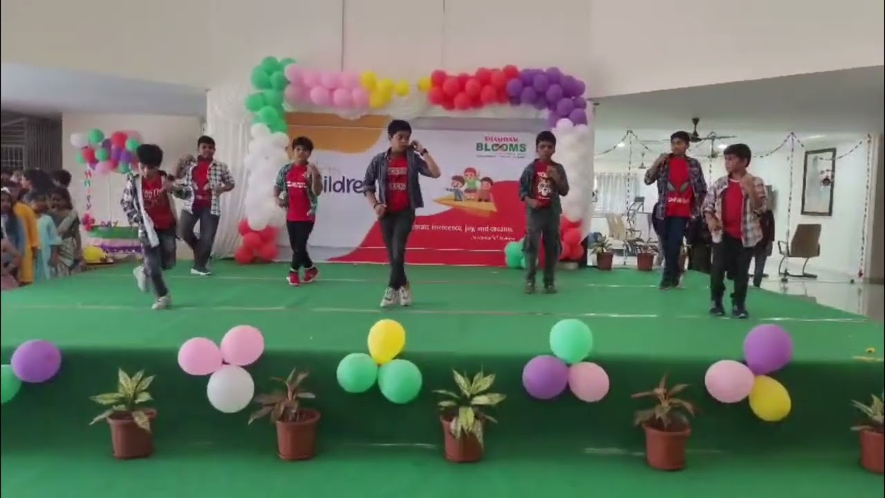 Children's day celebrations in BHASHYAM BLOOMS TANUKU Performance by grade-3&4&5 students 