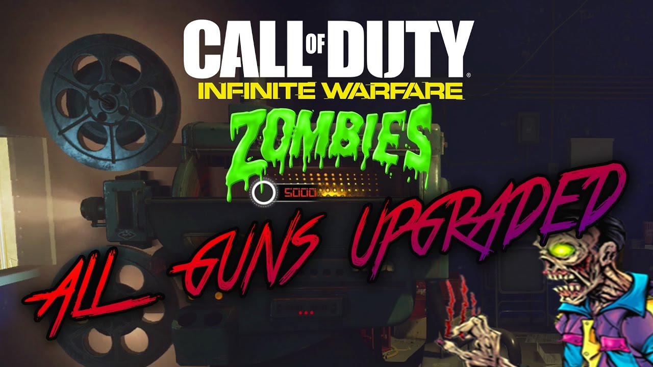 ALL GUNS PACK A PUNCHED IN INFINITE WARFARE ZOMBIES (Every IW Zombies Weapons Upgraded)