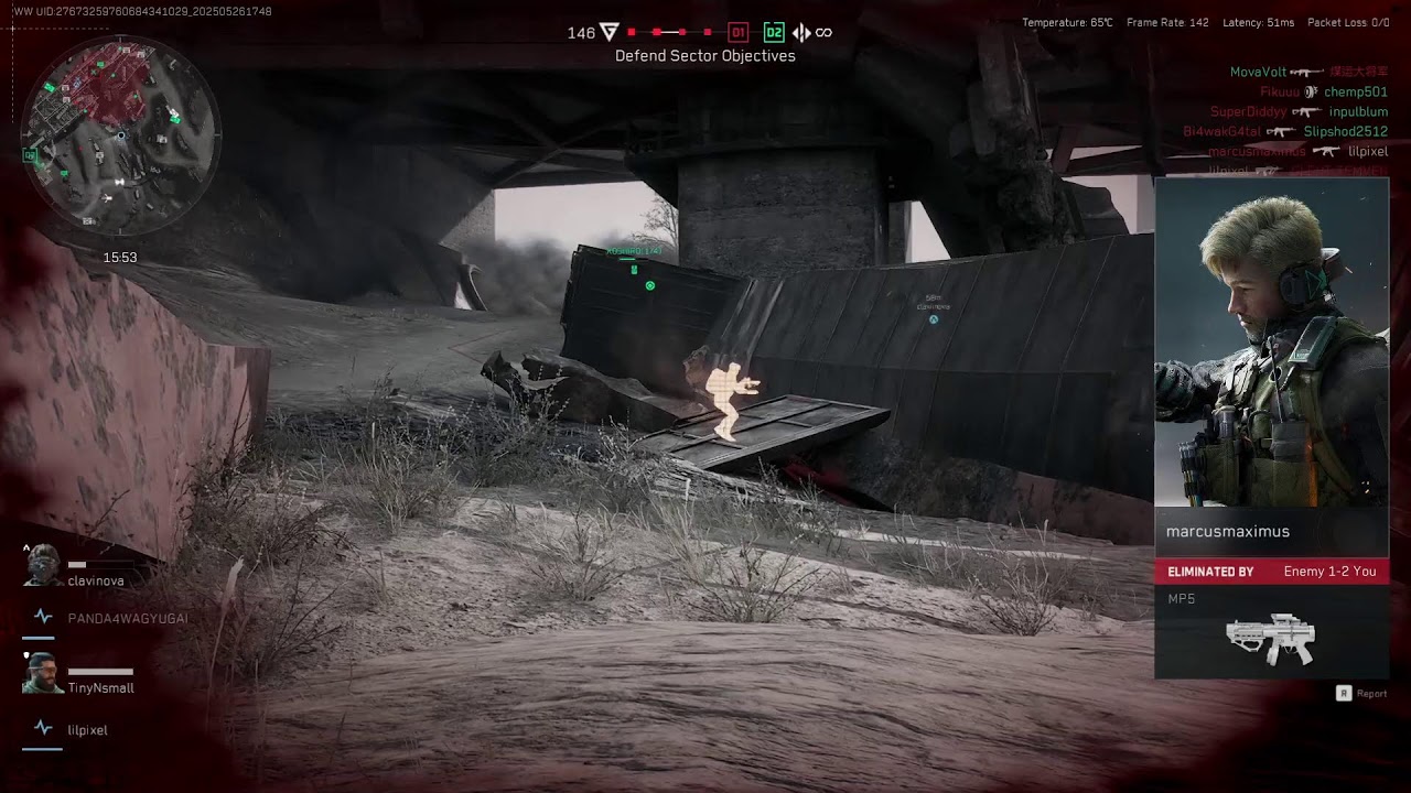 Delta Force : RTX 4060 8GB (1080p Ultra settings-DLSS ON)