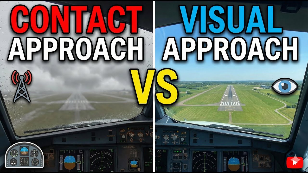 Contact versus Visual Approaches Easily Explained | IFR Procedures in Canada to pass the INRAT exam