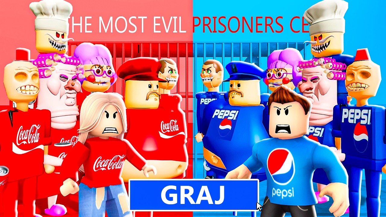 Kto wygra? COCA-COLA vs PEPSI BARRY w Roblox!