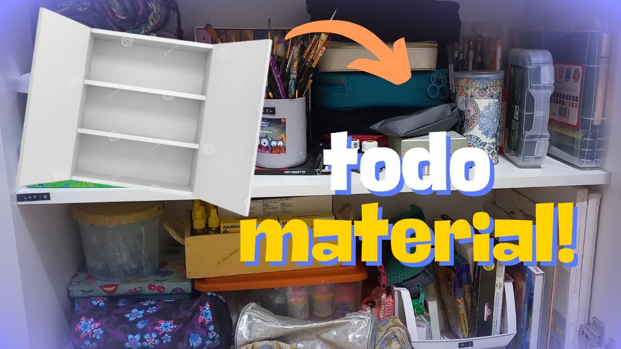 TODOS MEUS MATERIAIS DE ARTE 👩🏻‍🎨