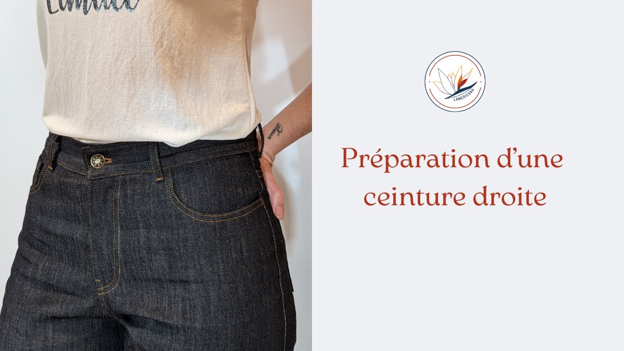 Préparation ceinture droite