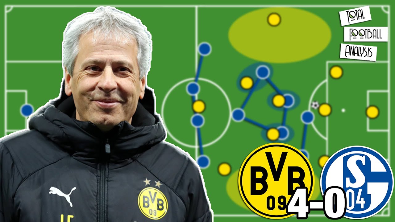 How Favre's Borussia Dortmund Tactics Destroyed Schalke 04 [4-0] | Bundesliga | Tactical Analysis