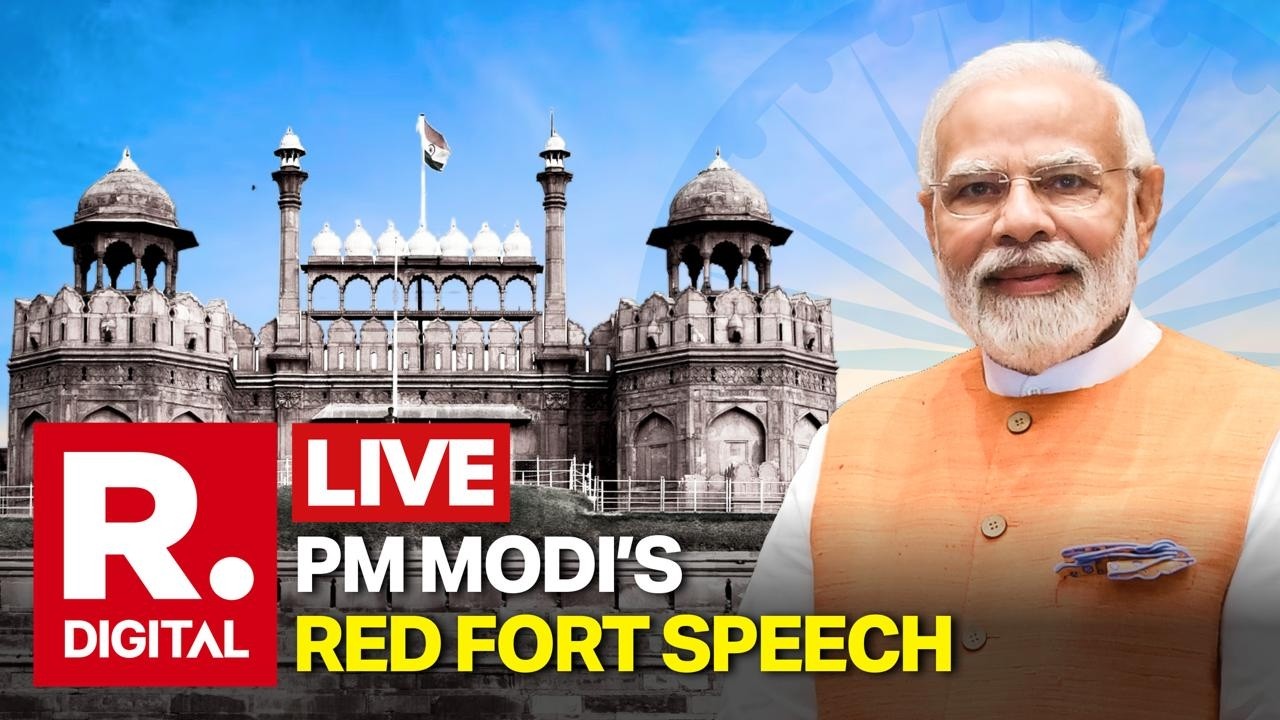 PM Modi&rsquo;s Speech LIVE From The Red Fort | India&rsquo;s 80th Independence Day | Viksit Bharat 2047