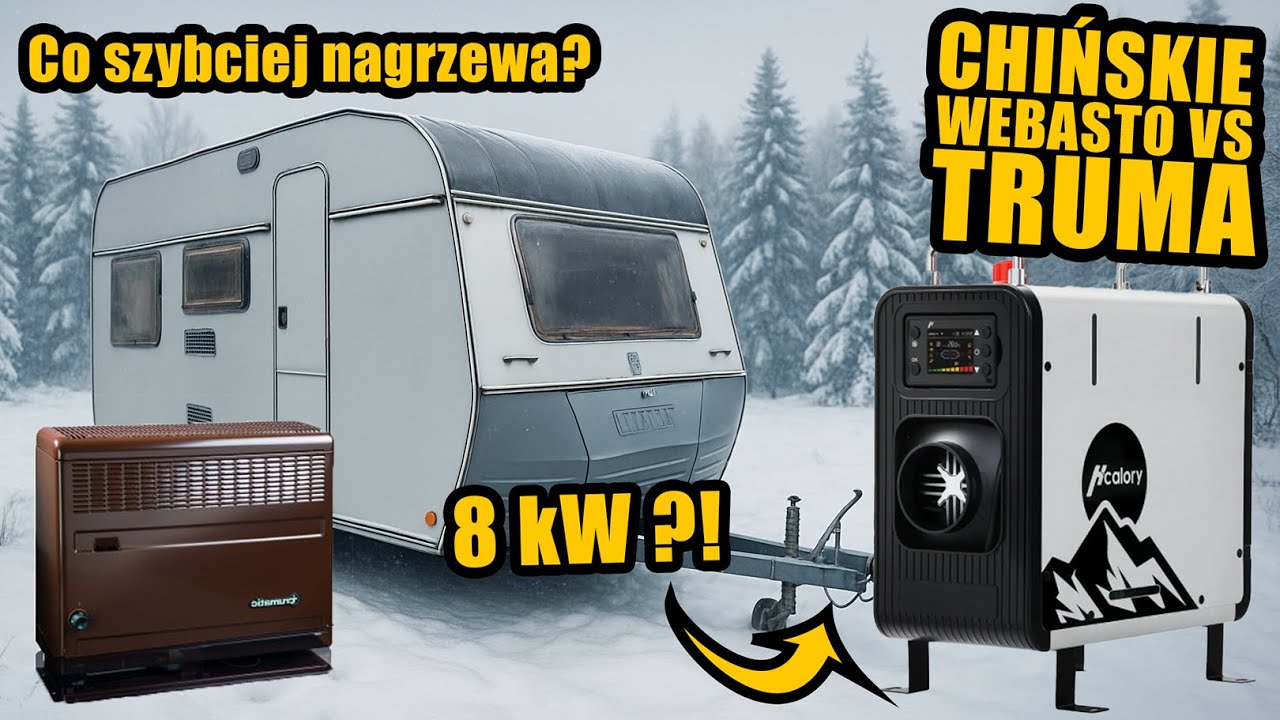 Testujemy Chińskie Webasto Hcalory HBS2 - Czy jest mocniejsze od Trumy?
