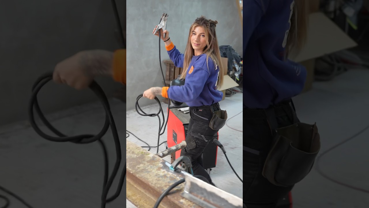 Seid ihr Team WIG oder MIG?👩🏼&zwj;🏭 #handwerk #handwerkerin #skills #shorts #welding #fun #girl