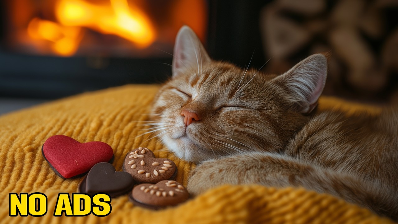Calming Music for Cats 🐈 Soothing Sounds for Relaxation, Stress Free Sleep and Healing