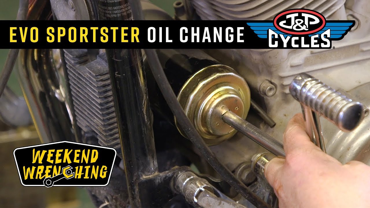 Oil Change : Harley Davidson Evo Sportster