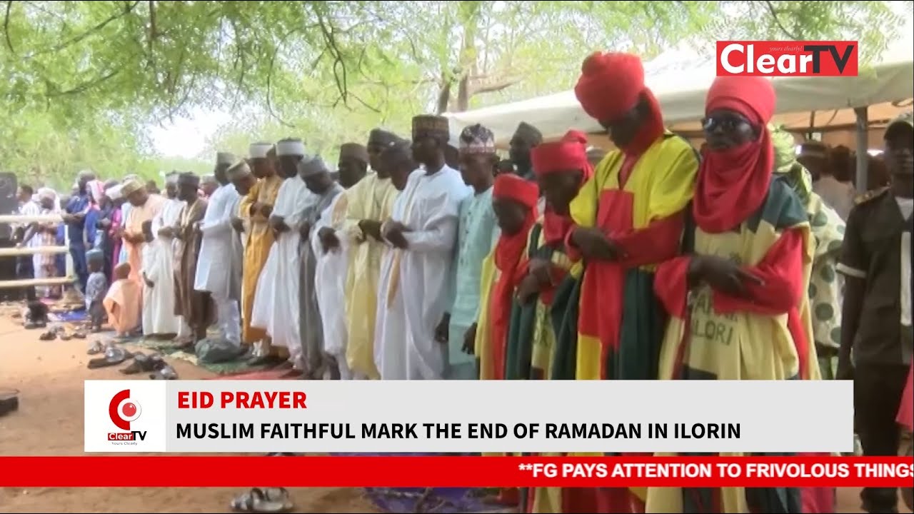 Eid Prayer - Muslim Faithful Mark The End Of Ramadan In Ilorin