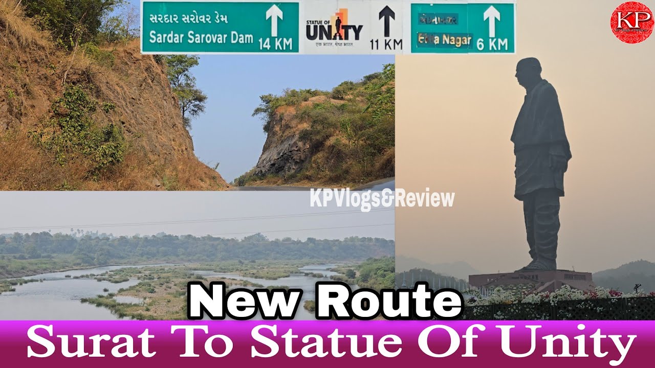 Surat To Statue Of Unity Route | नए रूट पर बिल्कुल भी ट्रैफिक नहीं | Road Trip | KPVlogs&Review |