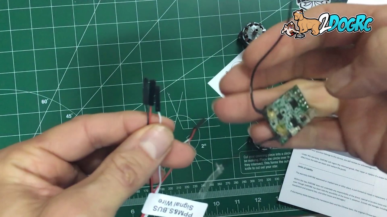 Diatone Crusader GT2 Betaflight 3.0 Setup Frsky D4R II D-Link F3, Step 1