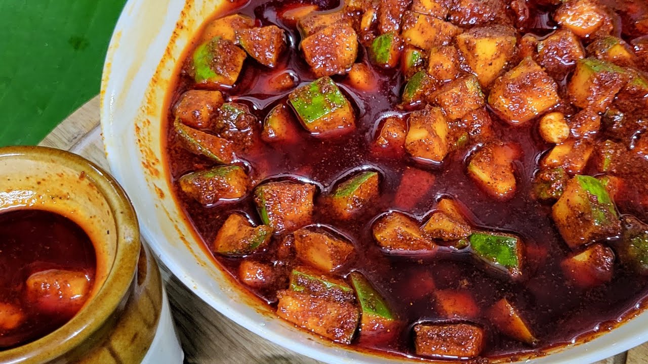 Andhra Mango Pickle  || Only 20 minutes ||  prepare  instant Mango pickle