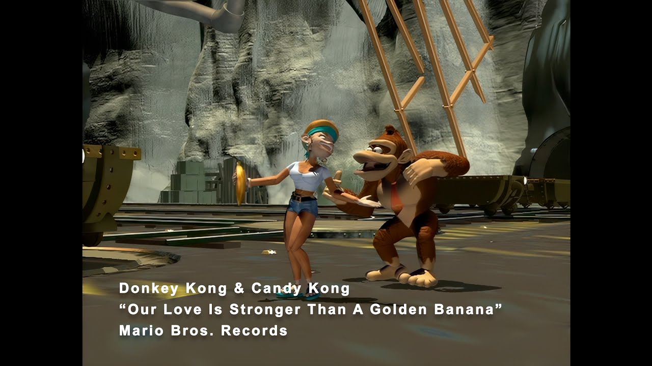Donkey Kong and Candy Kong - Stronger Than A Golden Banana Music Video [MTV Edit] [4K]