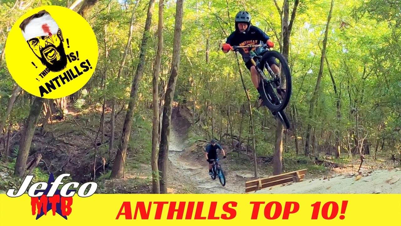 ANTHILLS TOP TEN TRAILS & FEATURES | Houston, Texas Mountain Biking | Summer Edition | MTB
