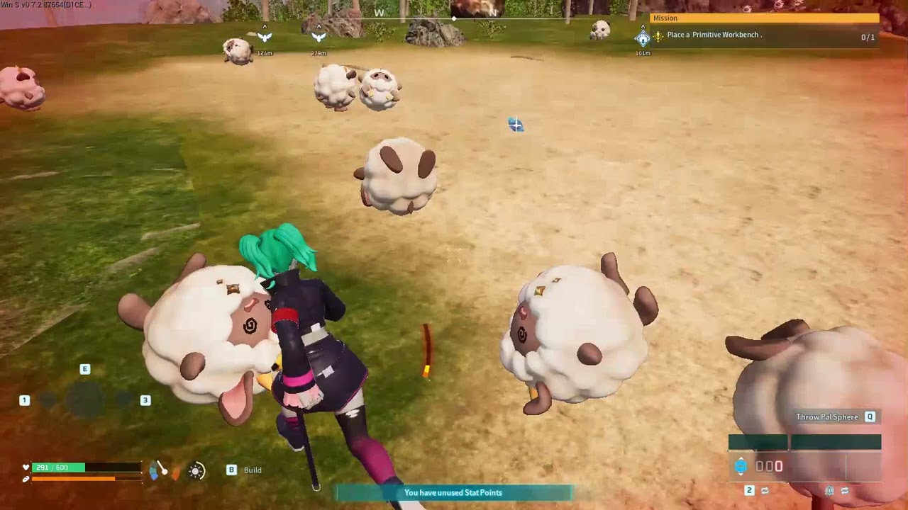 [Palworld] Exploding Rolling Hostile Lamballs! Part 1