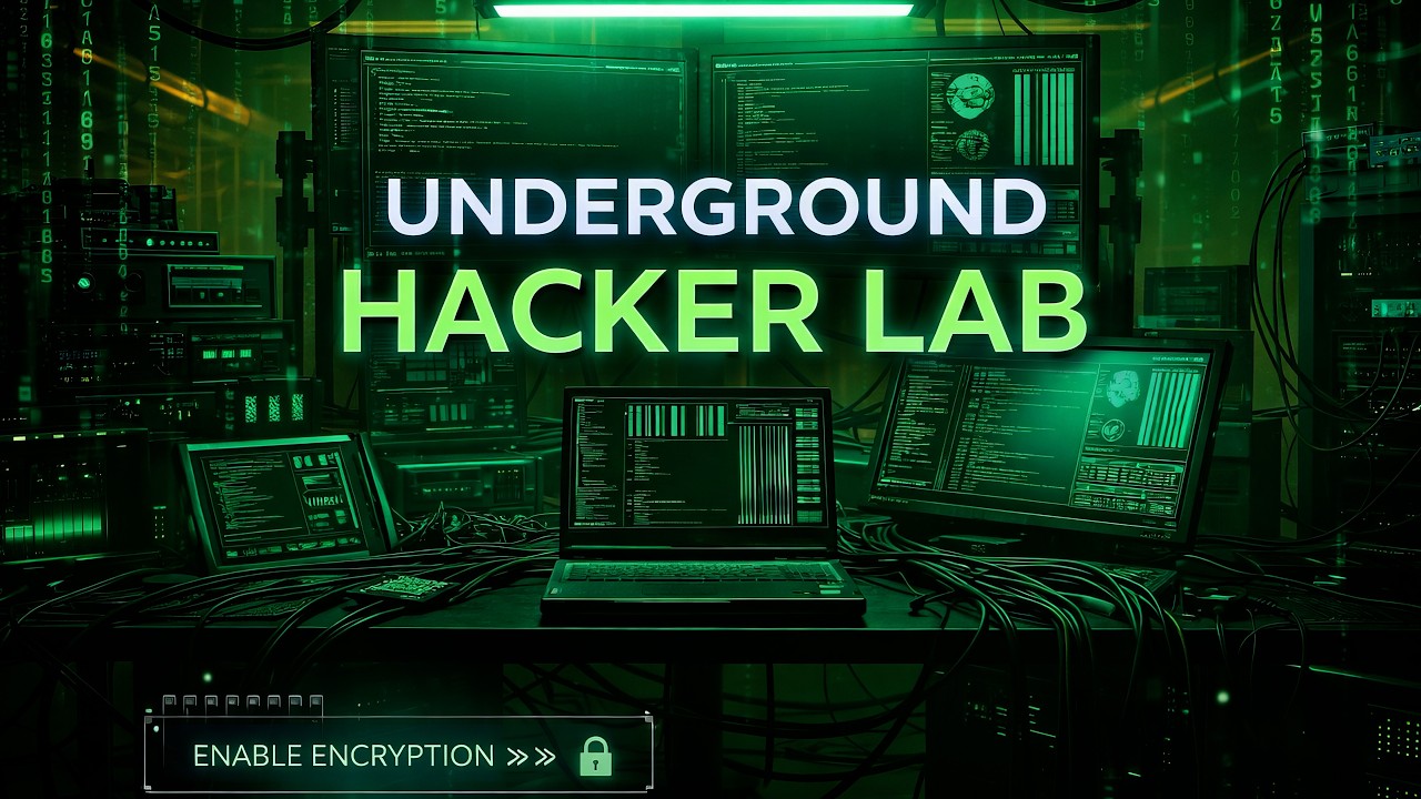 Underground Hacker Lab 🟢 Deep Focus Coding Music