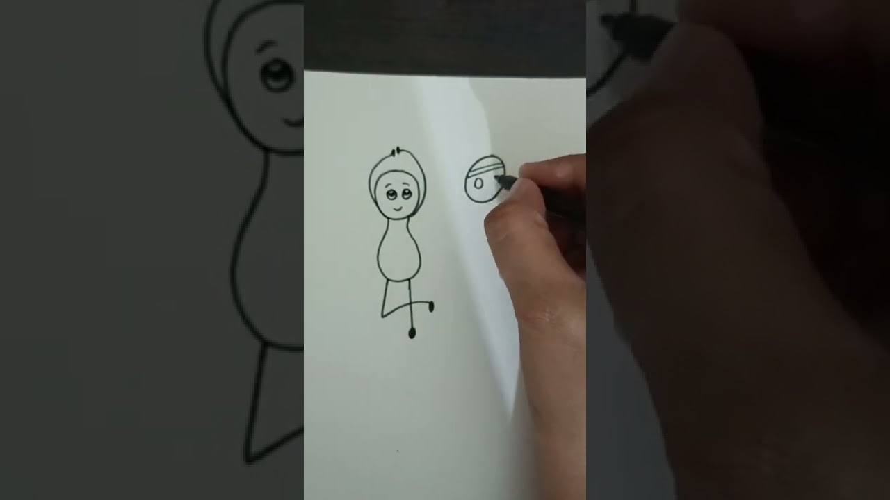 Yoga Day - Simple Drawing | 21 June - Yoga Day | #shorts | Rama Rani - Kids Educational Videos