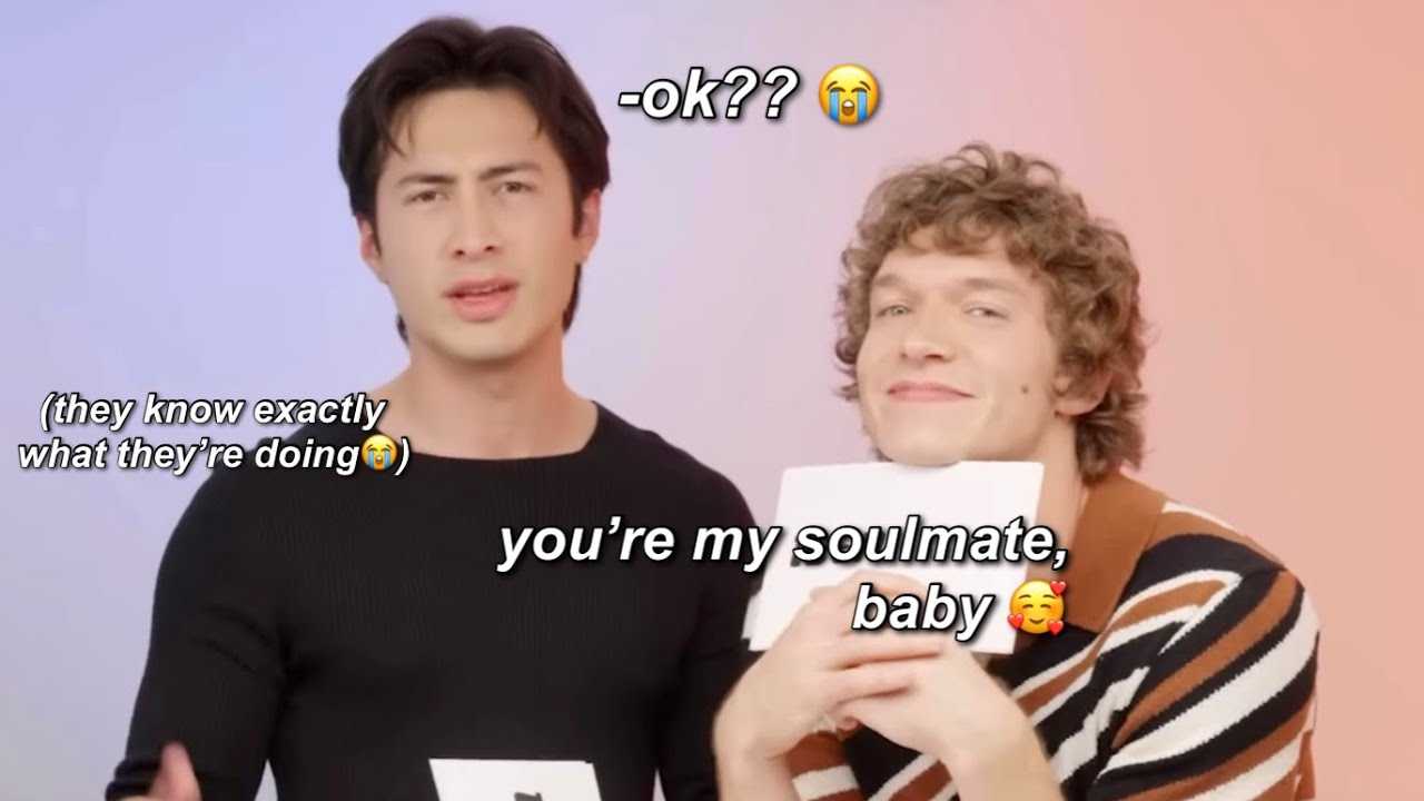 connor & hudson flirting & joking like this is a normal thing to do ll  #HeatedRivalry CAST 