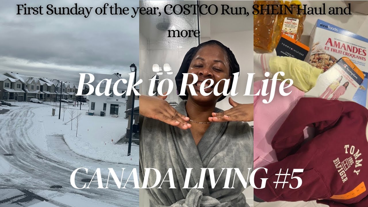 VLOG | First Work Week - Working Mum Life | Another Snowstorm | COSCTO Run | SHEIN Haul and more....