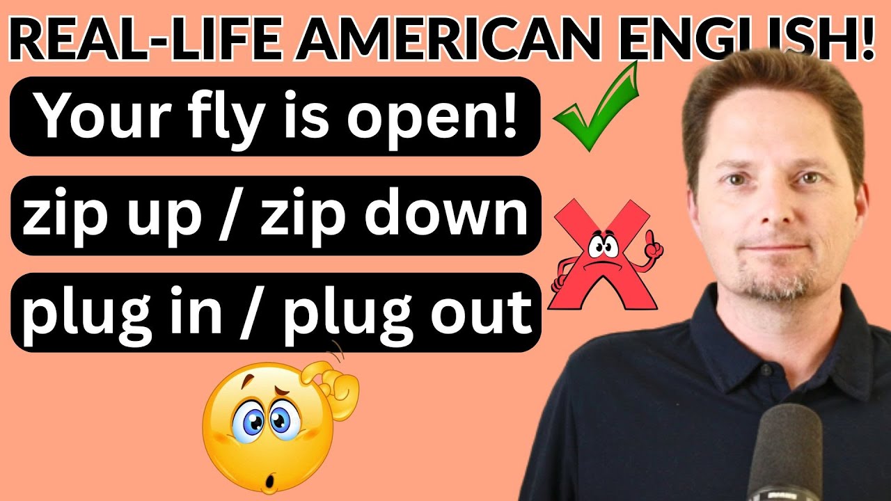 Learn Phrasal Verbs/ zip up, plug in, speed up, slow down /COMPREHENSIBLE INPUT, AMERICAN ENGLISH