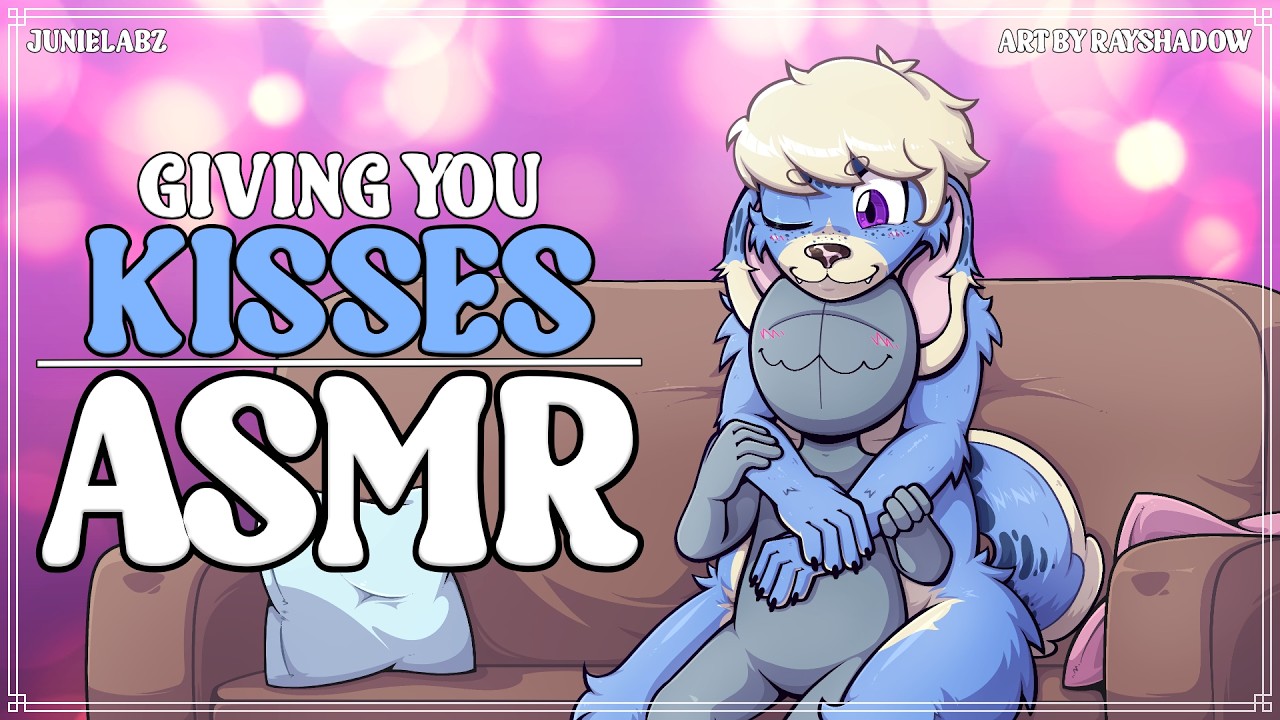 Furry ASMR | Juniper Smothers You In Kisses [NB4A] [Kissing] [Breathing] [Good Puppy]