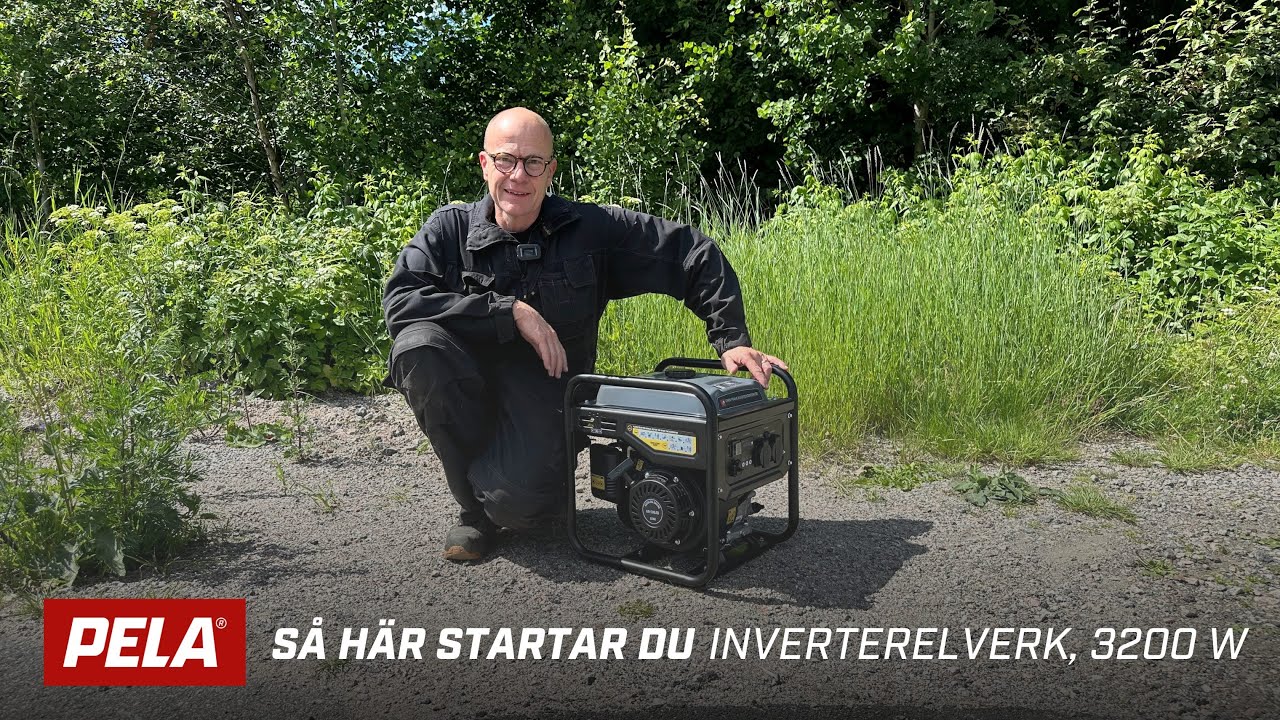 Lars visar vårt populära PELA Inverterelverk, 3200 W