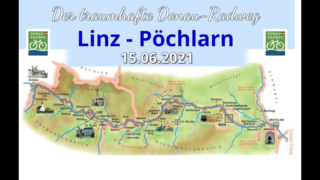 Donauradweg Linz - Pöchlarn