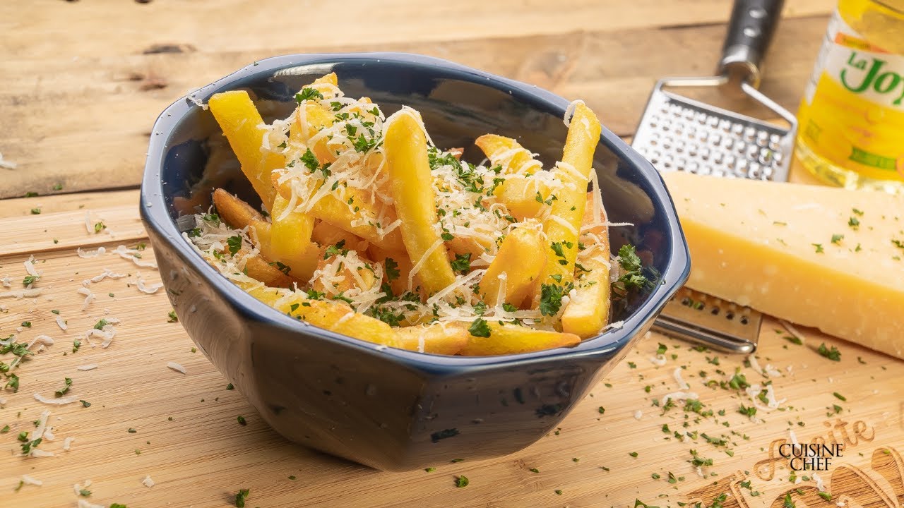 Receta facil de papitas fritas trufadas