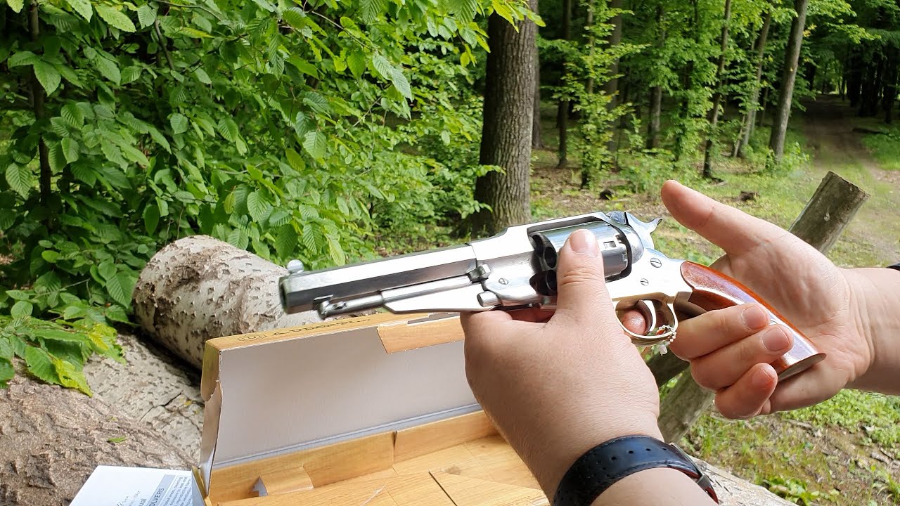 Unboxing - Rewolwer czarnoprochowy Remington 1858 New Army .44 5,5