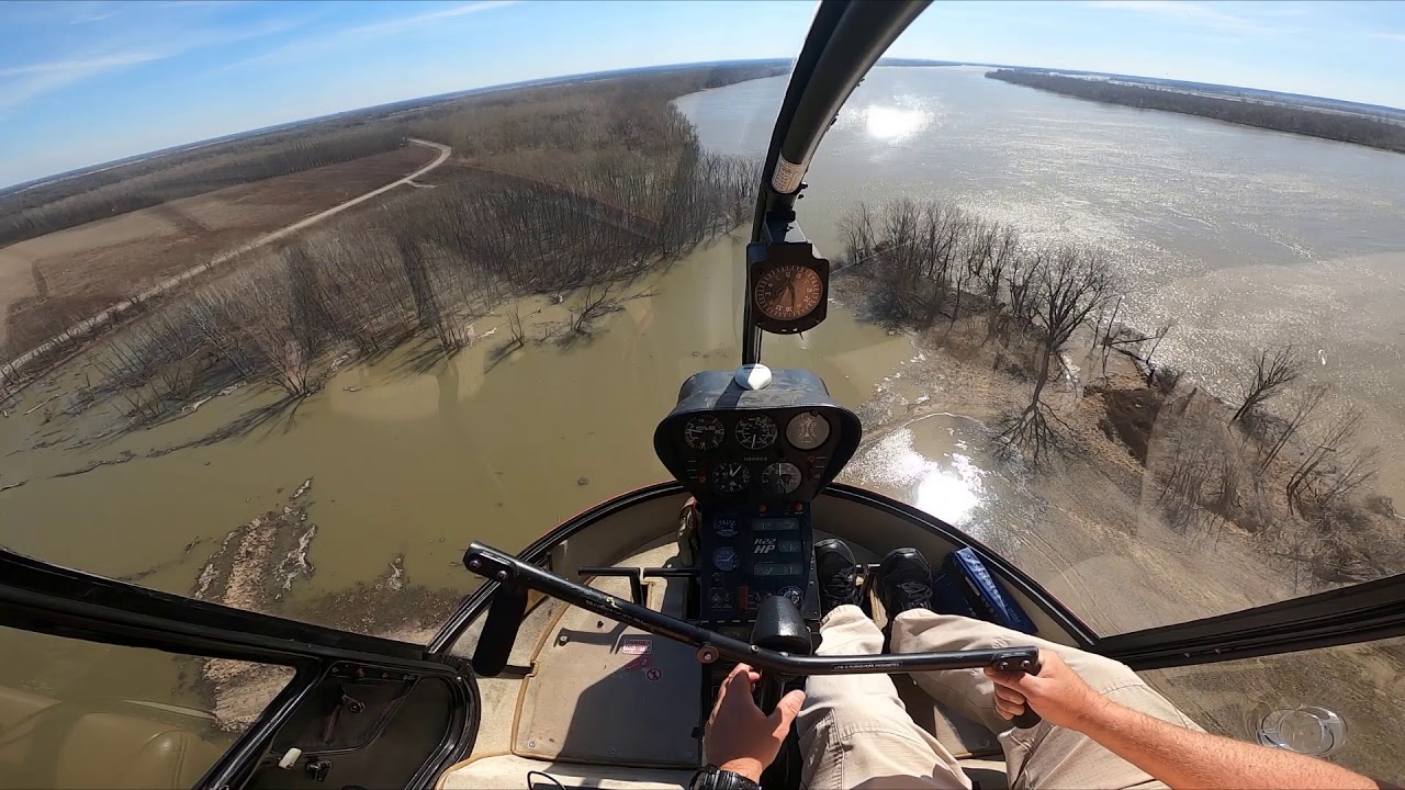 More Blade Slap Demonstration, and I do the Vuichard Recovery from Settling with Power in the R22