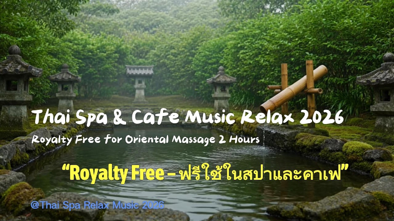 เพลงสปาไทย 2026 ไม่มีลิขสิทธิ์ | ดนตรีบรรเลงขลุ่ย ผ่อนคลาย หลับสบาย (2 ชั่วโมง)