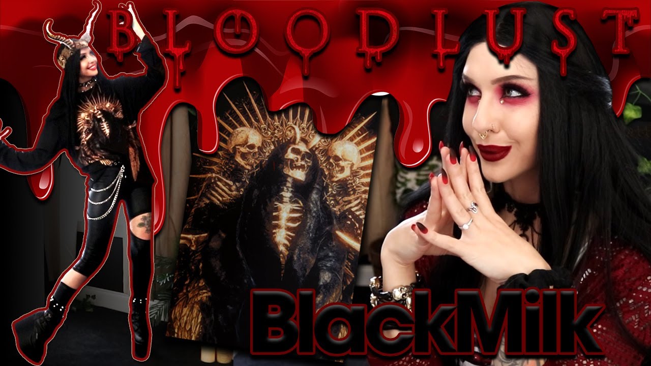 Я... думал, что это коллекция вампиров HAHA rip | Blackmilk Blood Lust Collection Try On Haul!
