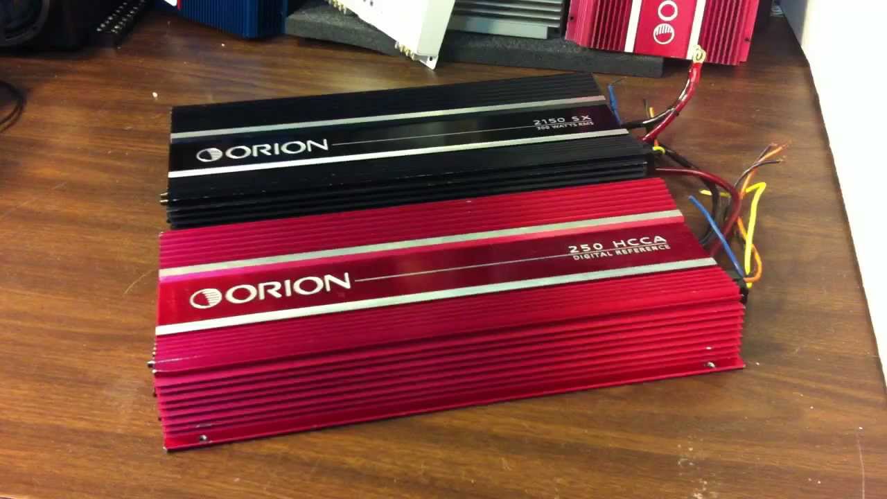 Old School Orion Amps - HCCA and SX