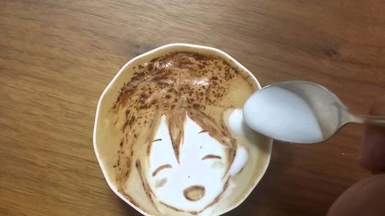 #本日の暇カプチーノ、『矢澤にこ＠ラブライブ！』。ラテアート Latteart