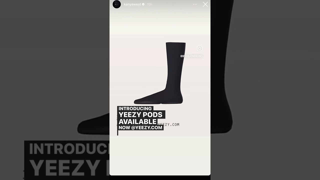 Yeezy Pods by Kanye West. New sock shoes. Fashionable?? Tell me what you think. 