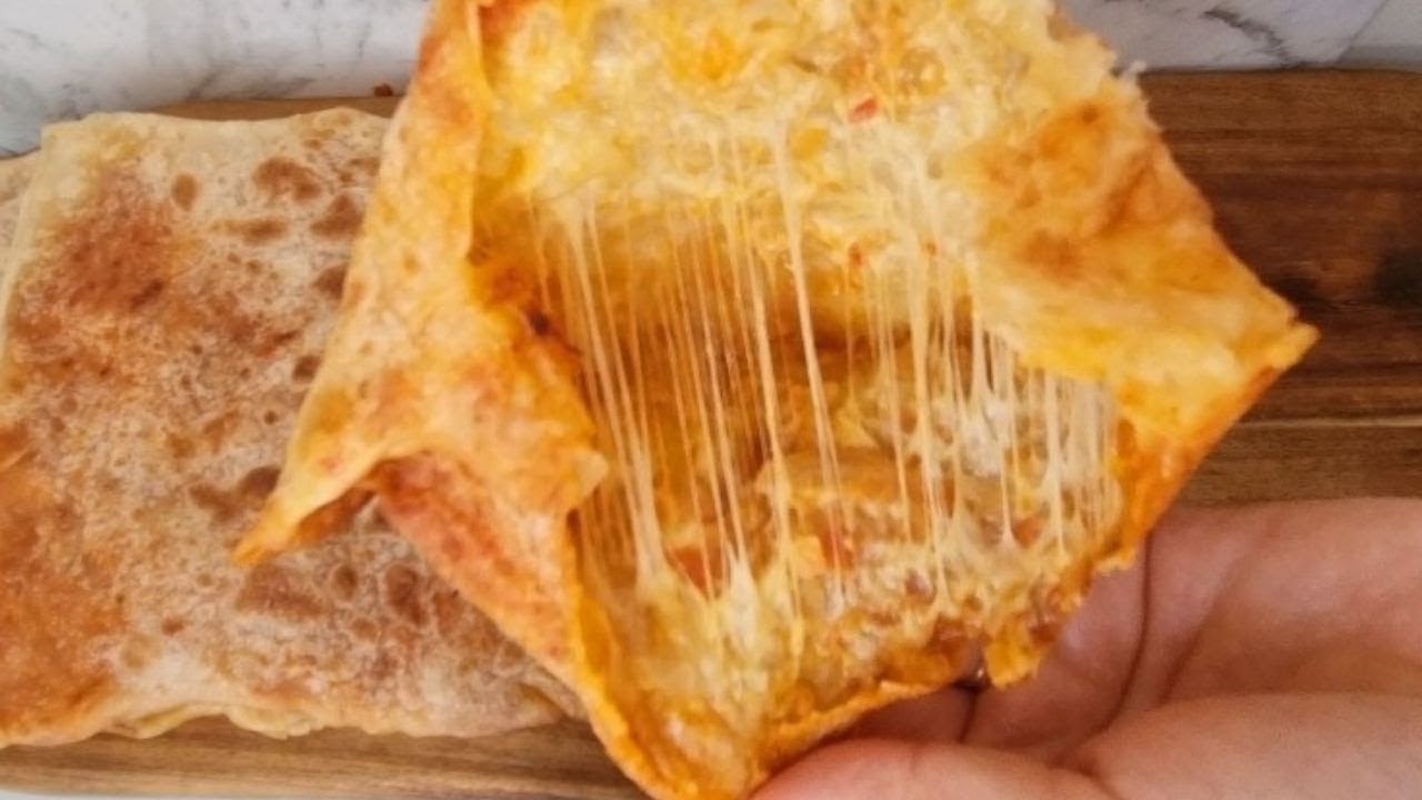 How To Make Algerian Mhajeb/محاجب 👌👌بطريقة سهلة بدون عجن والنتيجة رائعة