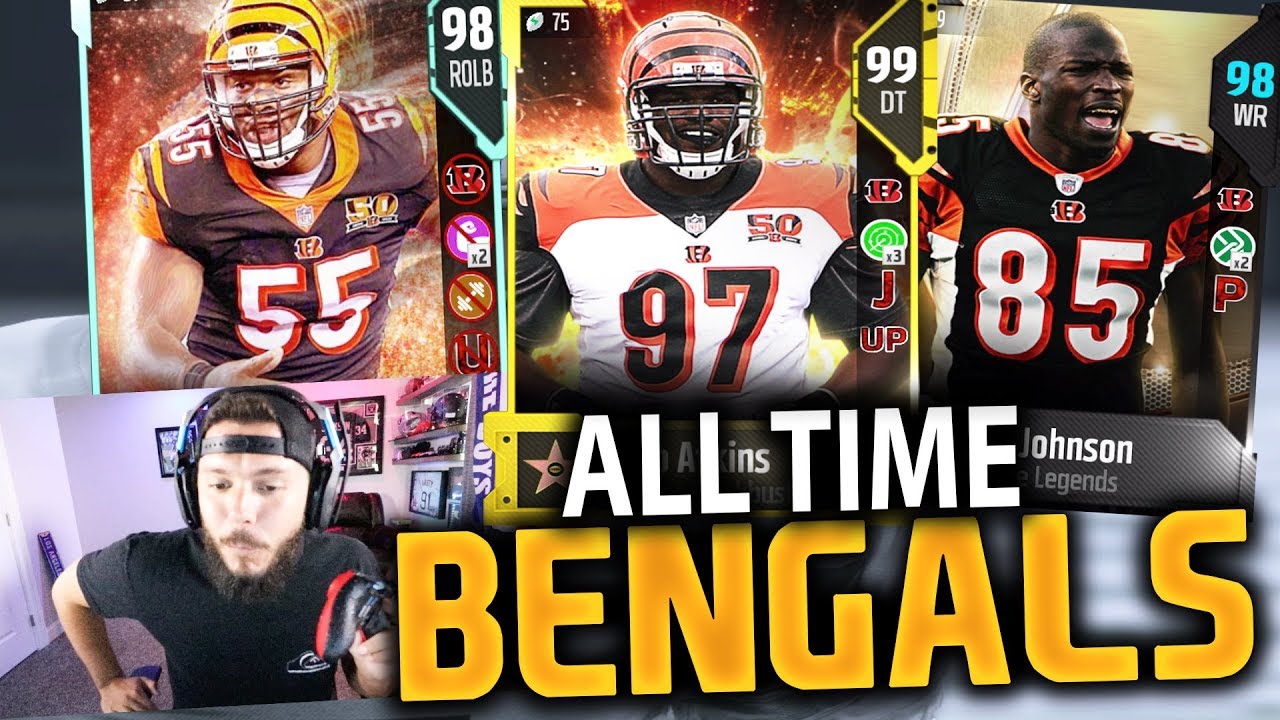 ALL TIME CINCINNATI BENGALS SQUAD BUILDER | MADDEN 18 GAMEPLAY
