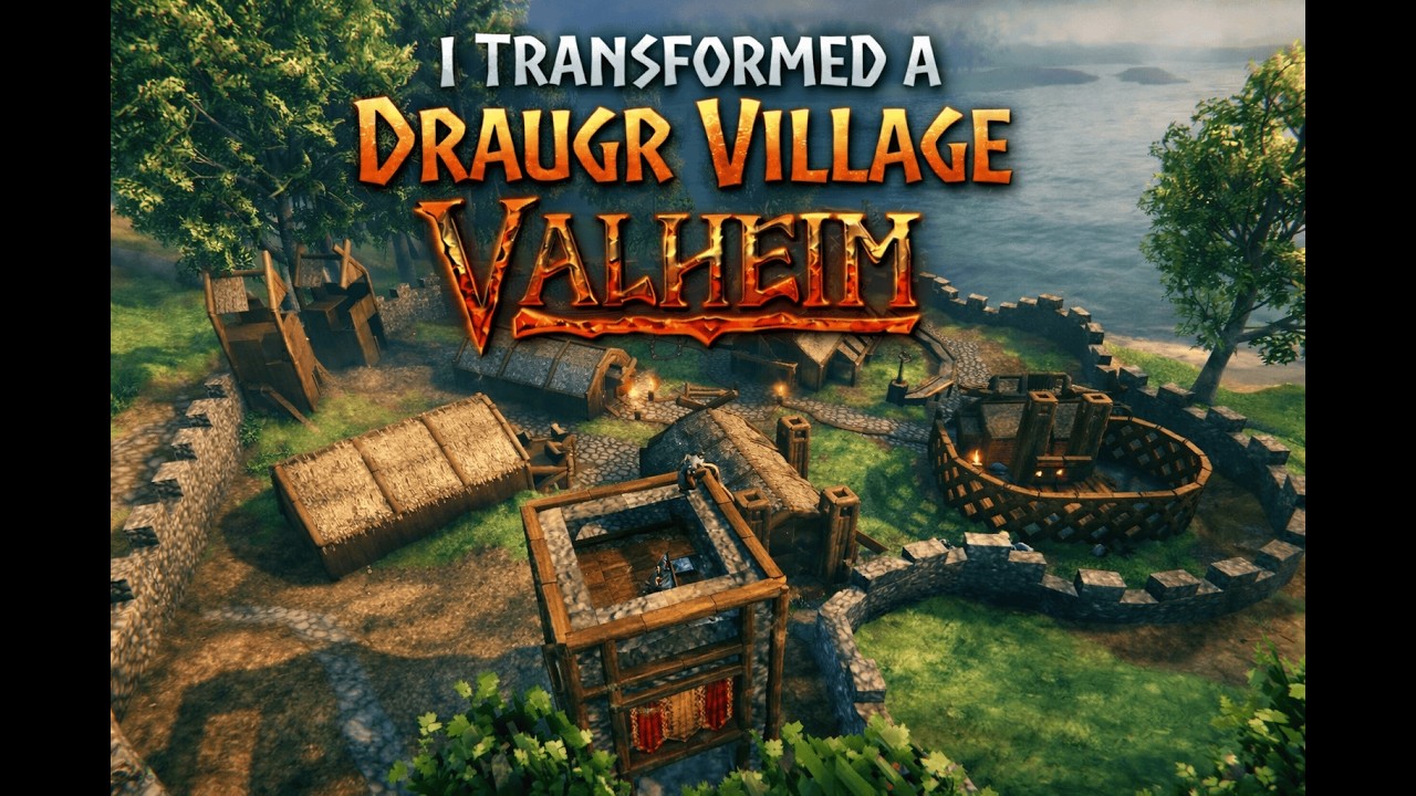 I Transformed a Draugr Village in my Hardest Valheim Modpack Yet
