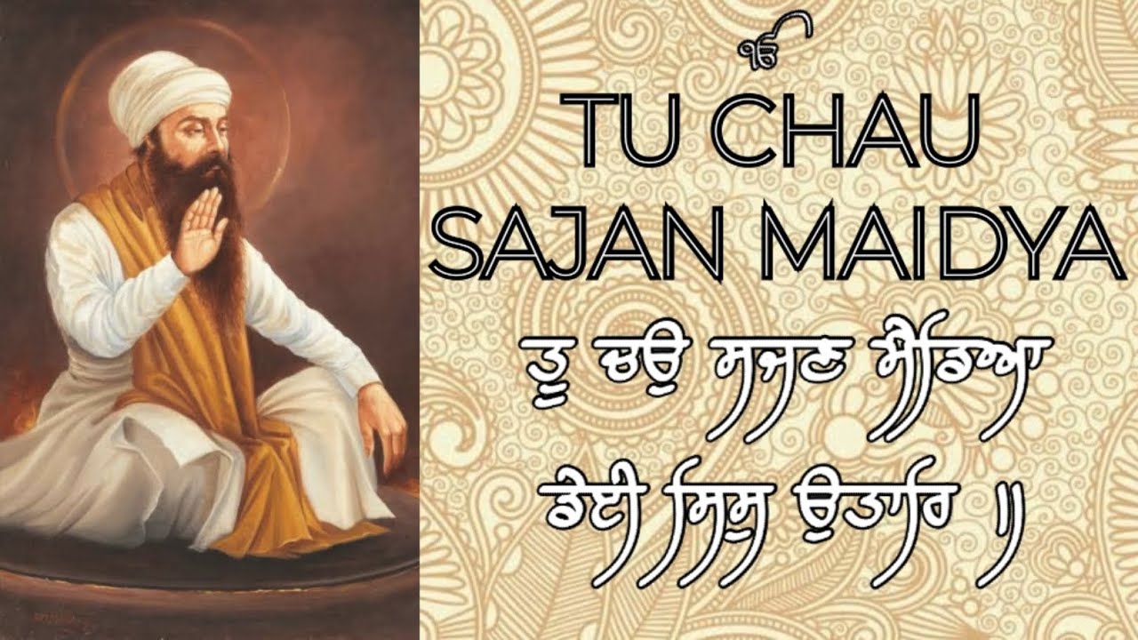 Tu chau sajan maidya(with lyrics) | Raag Adana | Puratan reet | shabad by- Ragi Balwant singh ji