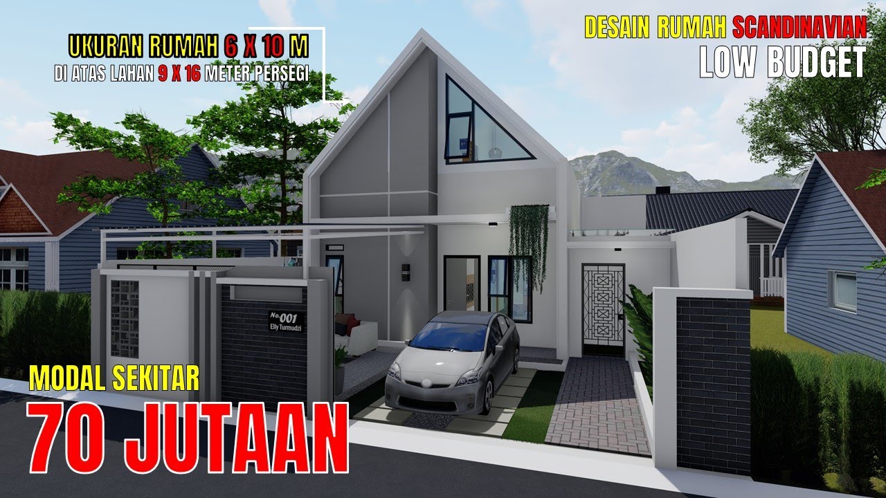 Desain rumah low budget REQUEST Penonton (RUMAH SCANDINAVIAN TER-SIMPLE namunTETAP ELEGAN)++