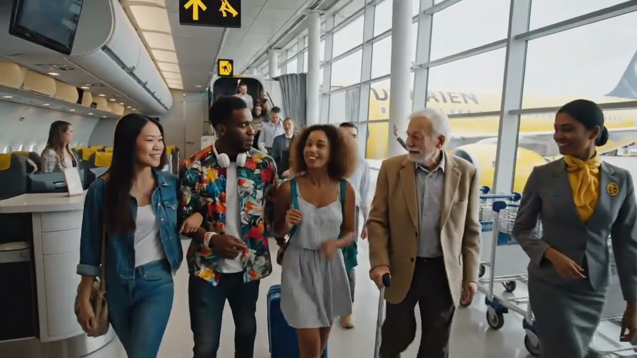 “Inside a Cinematic Flight Journey | Takeoff, Sky Views & Safe Landing🛫❤️