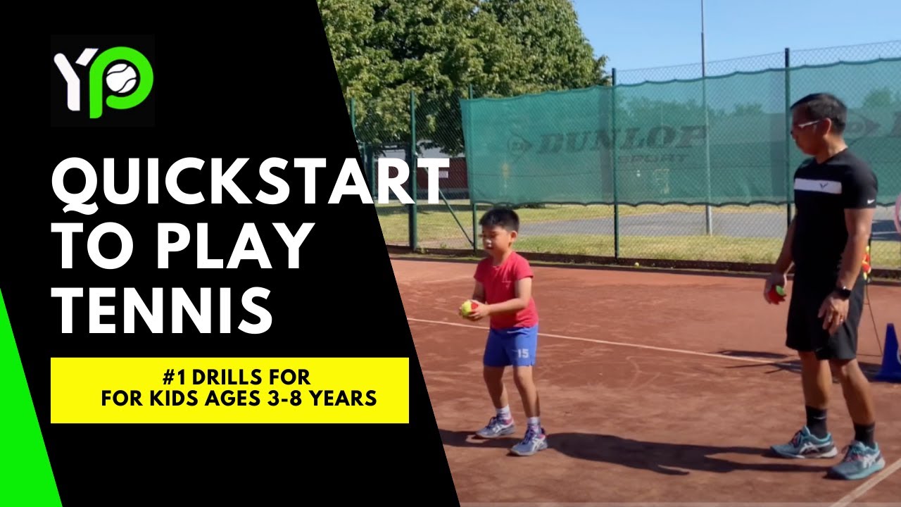 QuickStart #1 | Tennis Drills for Kids Ages 3-9 with Coach Aik
